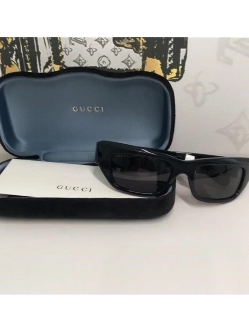 ✨ Luxury New Authentic Gucci GG1296S 001 Sunglasses ✨